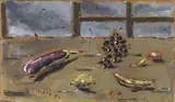 Filippo de Pisis, Natura morta nella serra (La melanzana)