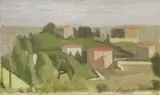 Giorgio Morandi, Paesaggio, 1940, oil on canvas