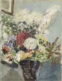 Filippo de Pisis, Dalie, gladioli, ireos