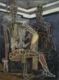 Giorgio de Chirico, Manichini guerrieri (Due archeologi)
