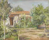 Raffaele De Grada, Paesaggio, oil on canvas
