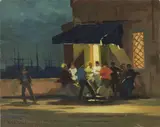 Baruffa by Renato Natali, oil on compensato, offered Apr 2016