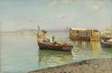 Alceste Campriani, Nel Golfo di Napoli