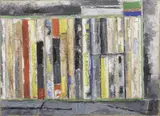 Botteghe e saracinesche by Orfeo Tamburi, oil on canvas, offered Nov 2015