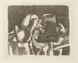 Giorgio Morandi, Natura morta con il panneggio, 1931, etching on rame