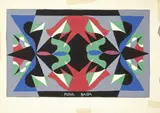 Giacomo Balla, Bandiere in movimento, 1918, tempera on paper