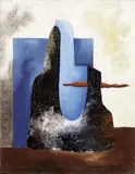 Fillìa, Composizione plastica (Valori plastici di un paesaggio), 1931, oil on canvas