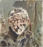 Testa di vecchio mendicante by Filippo de Pisis, 1944, oil on panel, offered Nov 2015