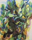 Cactus e cielo di Sicilia (Fichidindia) by Renato Guttuso, 1962, oil on canvas, offered Nov 2015