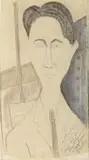 Amedeo Modigliani, Jean Cocteau, 1918, watercolour and pencil on paper