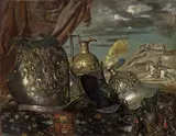 Giorgio de Chirico, Corazze con cavaliere (Natura morta ariostesca)