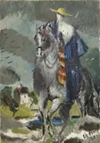Cavaliere by Filippo de Pisis, 1929, oil on canvas, offered Nov 2015