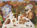 Nel giardino di casa by Antonio Possenti, oil on panel, offered Nov 2015