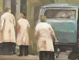 Marius Bercea, Senza titolo, 2005, oil on canvas