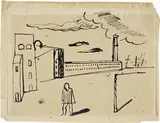 Periferia by Mario Sironi, inchiostro on paper, offered Nov 2015