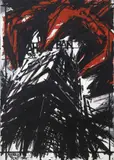 Vinicio Berti, Grande antagonismo costruttivo Ah-Ban, 1984, acrylic on canvas