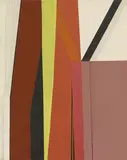 Alvaro Monnini, Verticalità come tendenza, 1975, oil on canvas