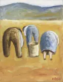 La raccolta by Ottone Rosai, 1955, oil on canvas, offered Nov 2015