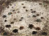 Terra dalmata by Zoran Mušič, 1959, mixed media on paper applicata on canvas, offered Nov 2015