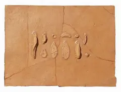 Muro del Pensiero inverno by Luigi Mainolfi, 1987, Bassorilievo in terracotta, offered Nov 2015