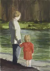 Christopher Orr, Senza titolo, 2002, tempera on card
