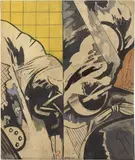 Gianfranco Pardi, Senza titolo, 1964, acrylic on canvas