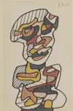 Personnage (buste) by Jean Dubuffet, 1966, pennarello on paper, offered Nov 2015