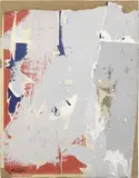Rotella, Preservato, 1959, décollage on canvas
