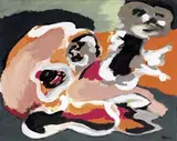 Karel Appel, Maternité, 1966, acrylic on canvas