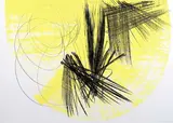 P 40 1975-H43 by Hans Hartung, 1975, pastelli and acrylic on cardboard applicato on canvas, offered Nov 2015