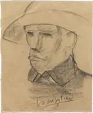 Soldato americano by Lorenzo Viani, 1917, charcoal on paper, offered Oct 2015