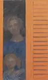 Finestra rossa (Donna alla persiana) by Quinto Martini, oil on canvas, offered Oct 2015