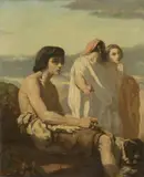 Thomas Couture, Il figliol prodigo, oil on canvas