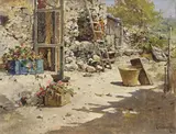 Felice Giordano, Scena rurale