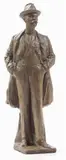 Decimo Passani, Il Cavalier Querci, 1925, Scultura in terracotta