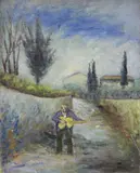 Cantastorie by Ottone Rosai, 1946, oil on canvas, offered May 2015