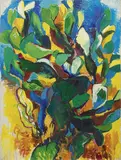 Cactus by Renato Guttuso, 1961, oil on canvas, offered May 2015