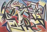 Emilio Vedova, Combattimento