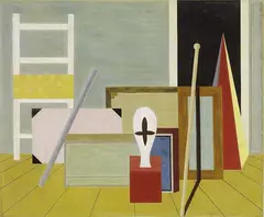 Natura morta con sedia by Atanasio Soldati, oil on panel, offered May 2015