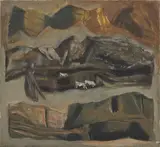 Il grande silenzio by Mario Sironi, 1953, oil on canvas, offered May 2015