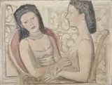 Massimo Campigli, Contemplazione, 1949, oil on canvas