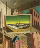Interno metafisico con officina by Giorgio de Chirico, 1949, oil on canvas, offered May 2015