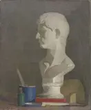 Giorgio Morandi, Natura morta con il busto di gesso, 1911, oil on canvas