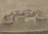 Zoran Mušič, Donne con cavallini