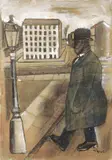 Mario Sironi, Personaggio con periferia