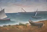 Marina by Carlo Carrà, 1953, oil on canvas, offered May 2015