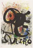 Manifesto per l'esposizione «Sculptures et céramiques» by Joan Miró, 1973, lithograph a colori, offered May 2015