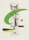 Joan Miró, La Translunaire, 1974, etching and acquatinta