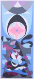 Giacomo Balla, Bozzetto di sciarpa, screenprint a colori