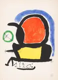 Manifesto per l'esposizione «Miró el tapís de Tarragona» by Joan Miró, lithograph a colori, offered May 2015